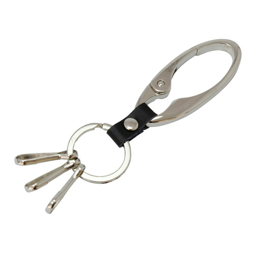 CK-1 カラビナキーホルダー(ニッケルシルバー) 00493217-001 大一鋼業