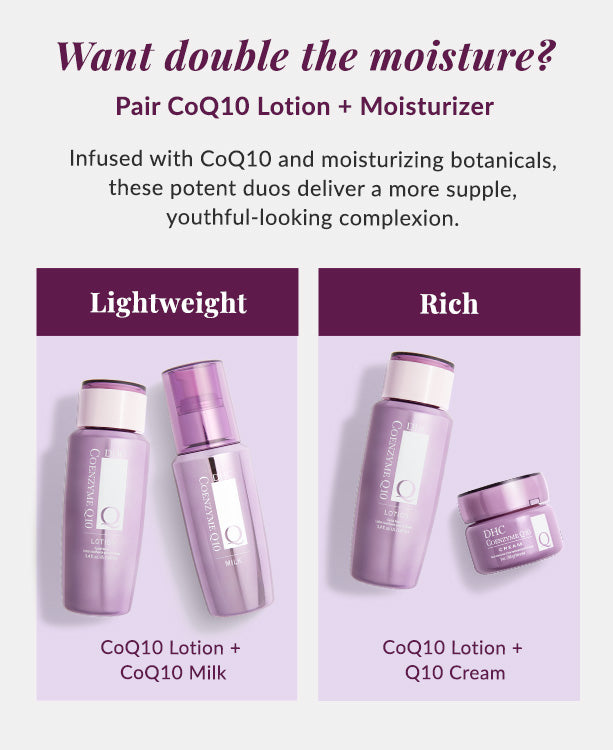 CoQ10 Lotion | Wrinkle-Fighting & Firming Toner | DHC