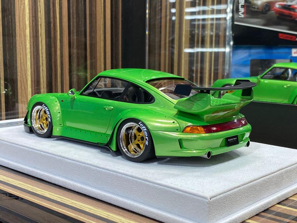 1/18 Diecast Porsche RWB Pure Jade Green by FuelMe Scale Model Car