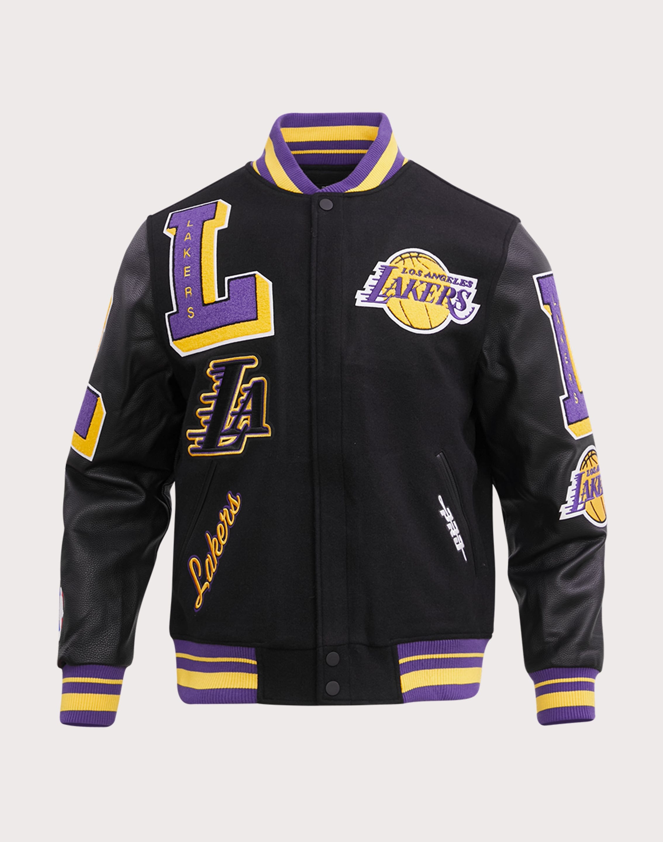 Pro Standard NBA Los Angeles Lakers Mashup Rib Wool Varsity Jacket