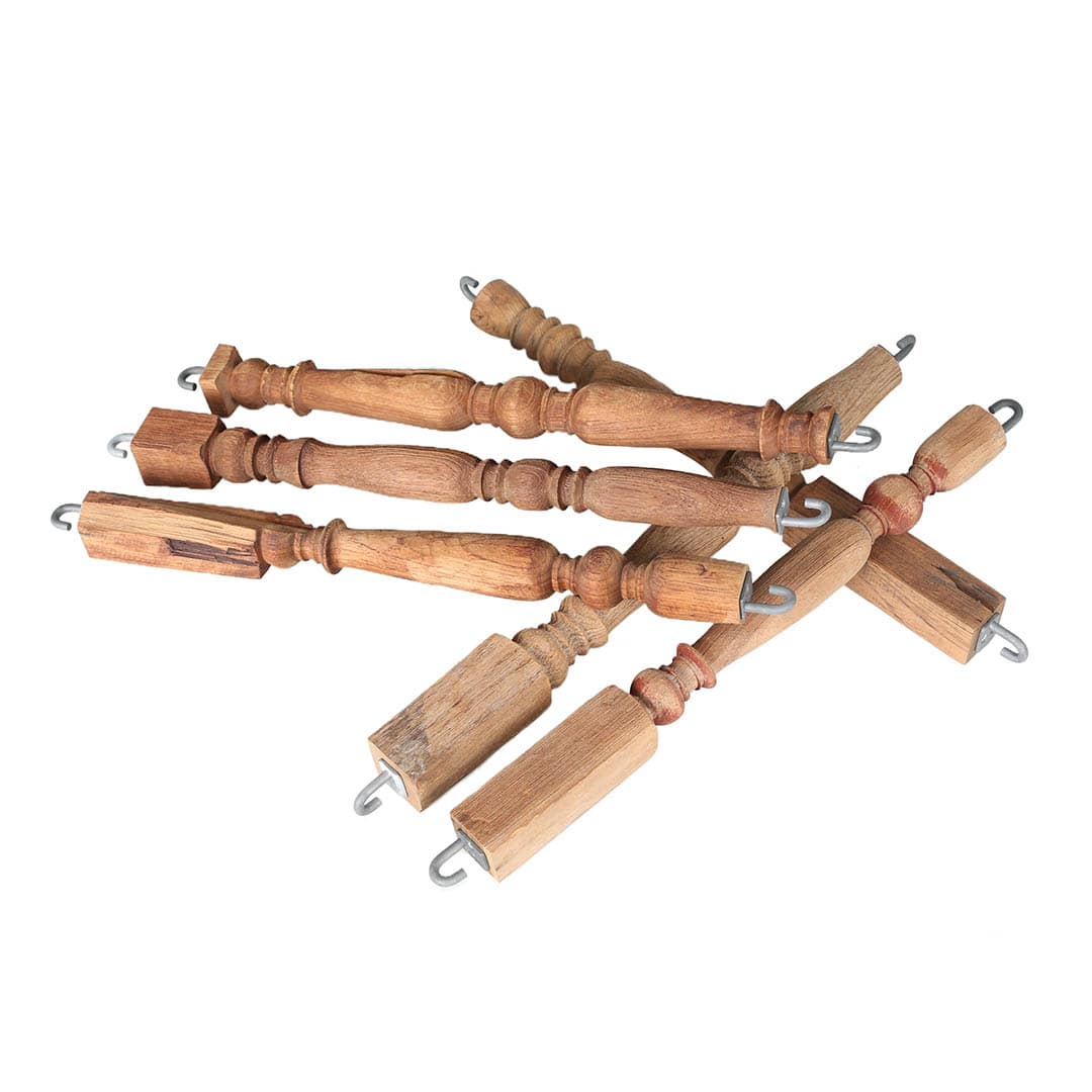 DULTON ONLINE SHOP | VONA WOODEN SPINDLE HOOK GALVANIZED L(L