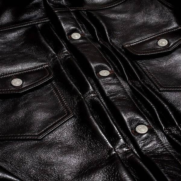 DOUBLE HELIX[ダブルヘリックス] レザージャケット 1806 Gold Digger