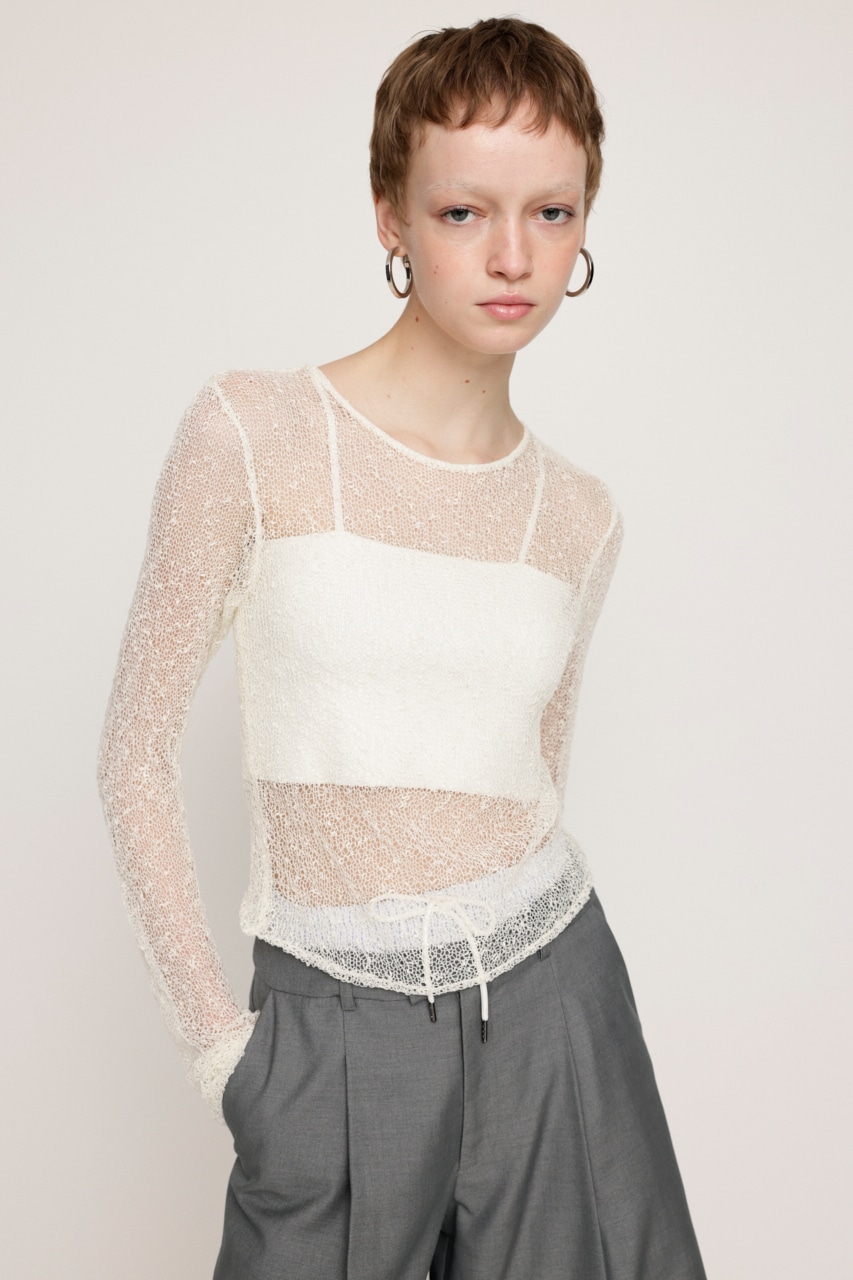 SLY | NEP SHEER KNIT トップス (ニット ) |SHEL'TTER WEBSTORE