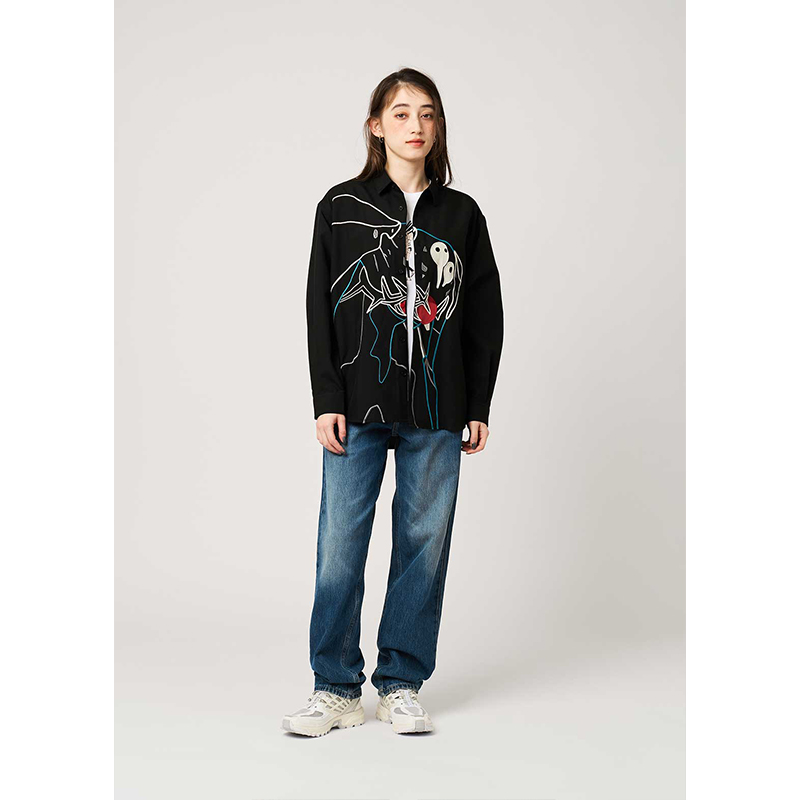 新世紀エヴァンゲリオン×graniph 】ルーズシャツ/「使徒、襲来」(M