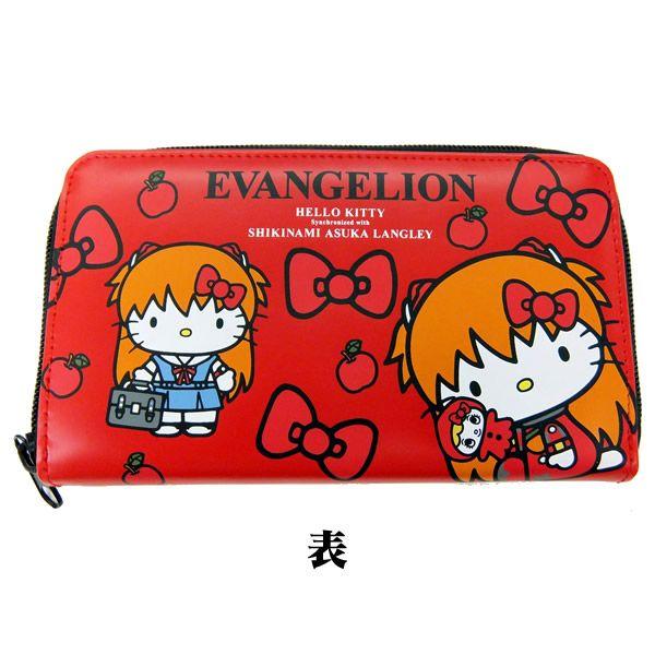 EVA x HELLO KITTY ラウンドウォレット アスカ （あすなろ舎）: グッズ