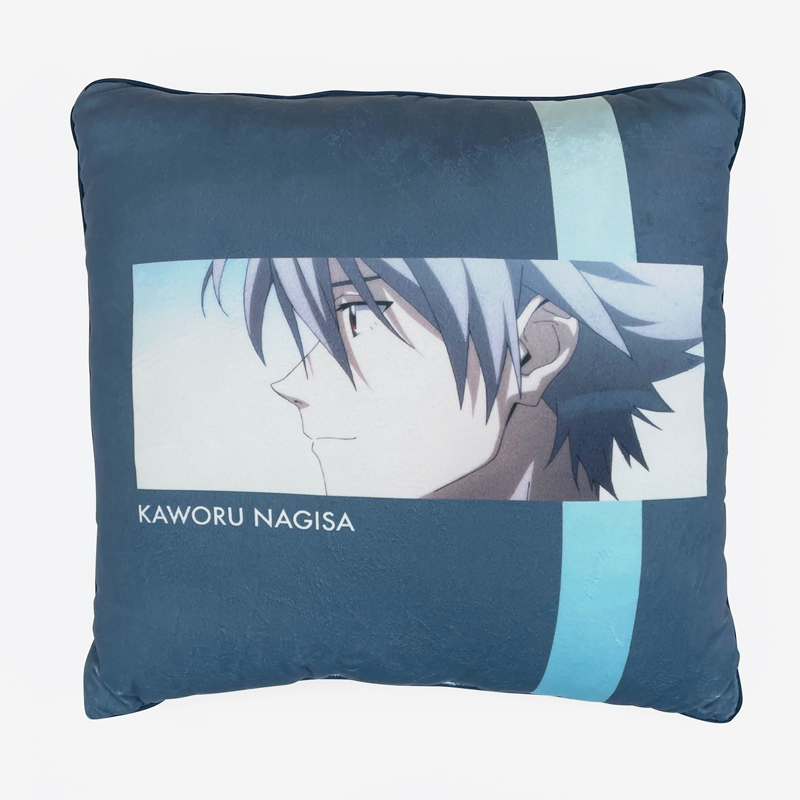 エヴァンゲリオン 背当てクッション/グラデライン_カヲル（丸眞