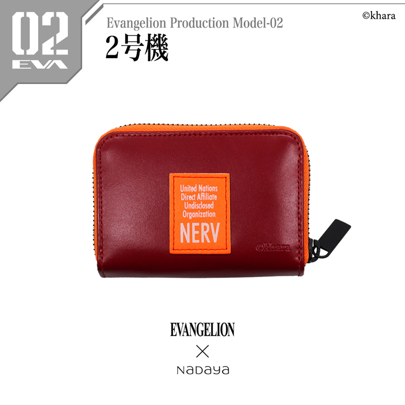 EVANGELION×NADAYA】エヴァンゲリオン ラウンドファスナーマルチケース