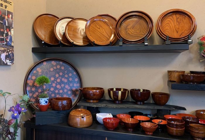 小田原漆器 欅（けやき）くりぬきボウル 大×1 小×5セット 小田原漆器