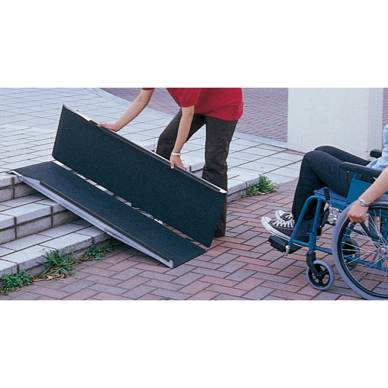 ポータブルスロープPVS アルミ2折式: バリアフリー建材｜【公式