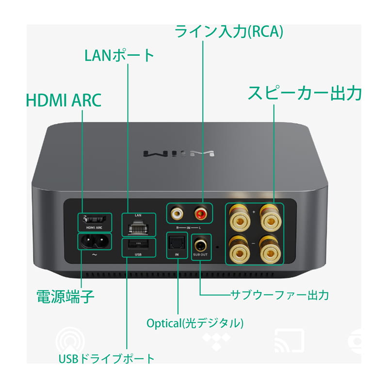 WiiM WiiM AMP Space Gray 新品｜フジヤエービック