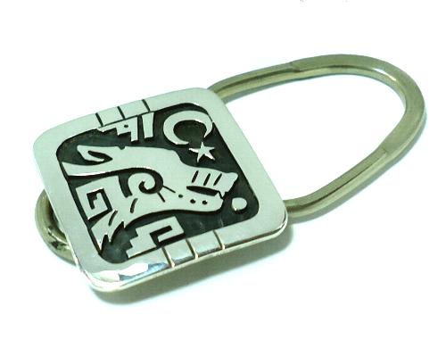 ホピ族のキーホルダー インディアンジュエリー キーリング