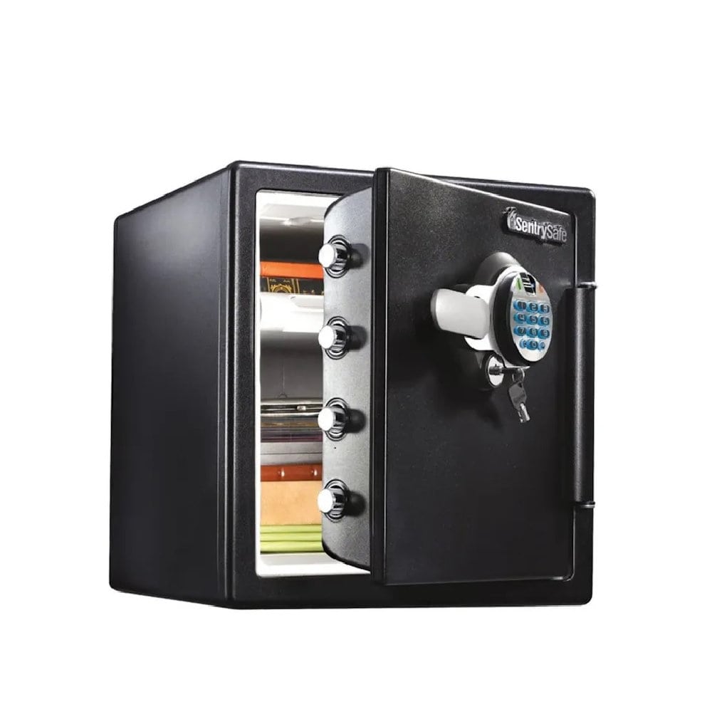 セントリー 耐火・耐水金庫 指紋認証式 JFW123BTL【設置費