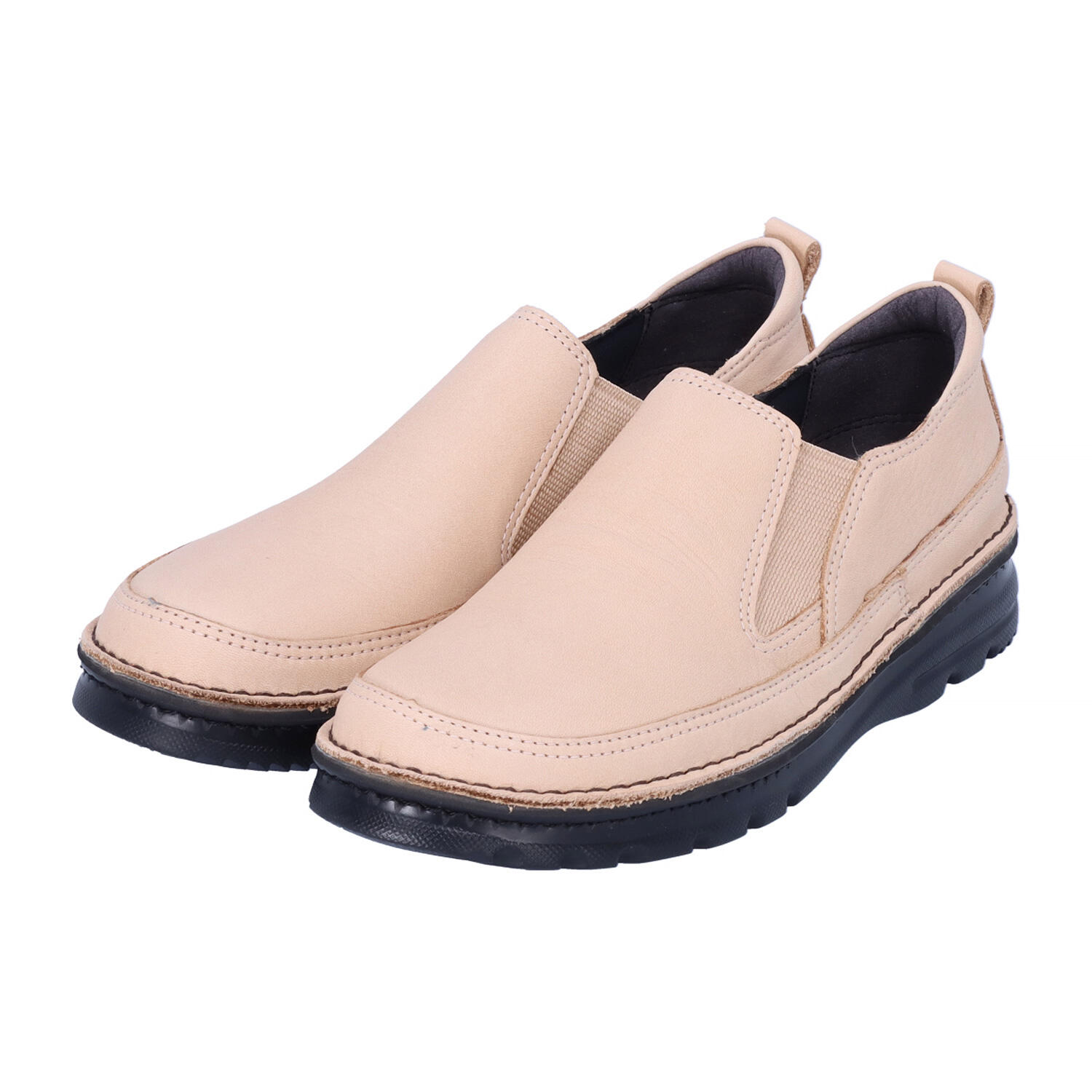 4E 軽量 撥水 本革 ゴム仕様 レザースリッポン | 株式会社 ハート