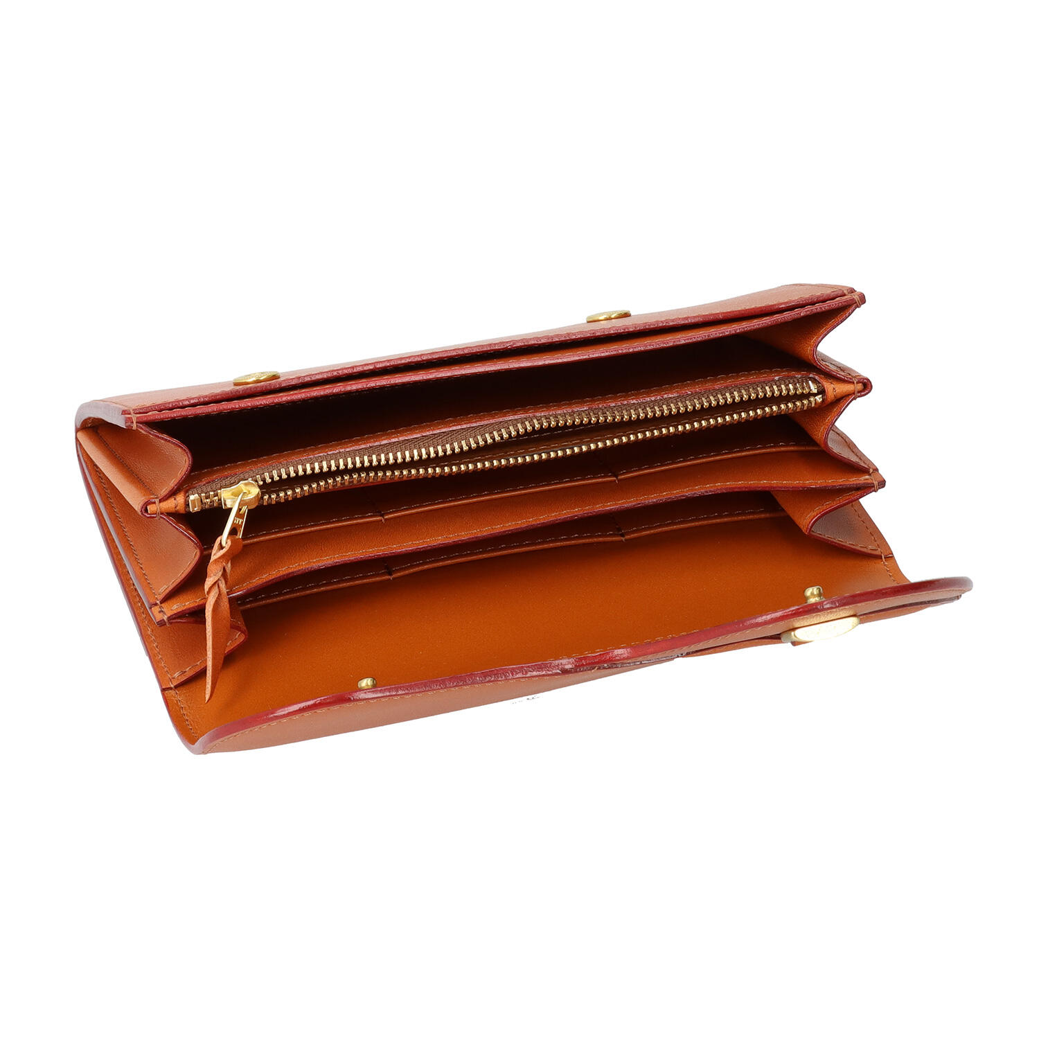 栃木レザーフラップ付き 鞍デザイン 長財布 | 株式会社 いたがき