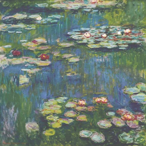 クロード・モネ 睡蓮 国立西洋美術館所蔵絵画 送料無料 【複製】【美術