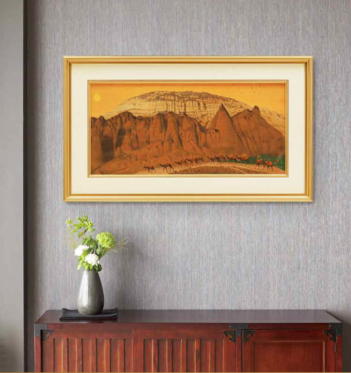 平山郁夫 絵画 文明の十字路を往く アナトリア高原 カッパドキア