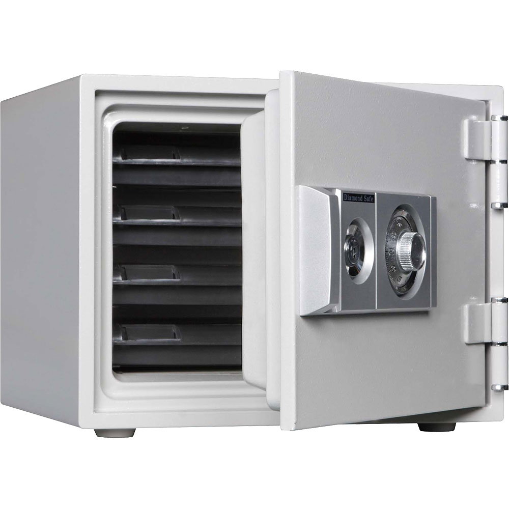 1時間耐火金庫 ダイヤル式 家庭用 A4紙対応 ダイヤセーフ Diamond Safe