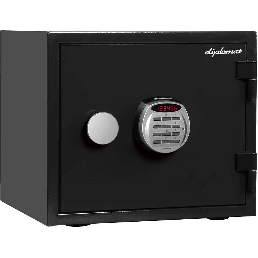 1時間耐火・耐水金庫 テンキー式 A4紙対応 diplomat ディプロマット
