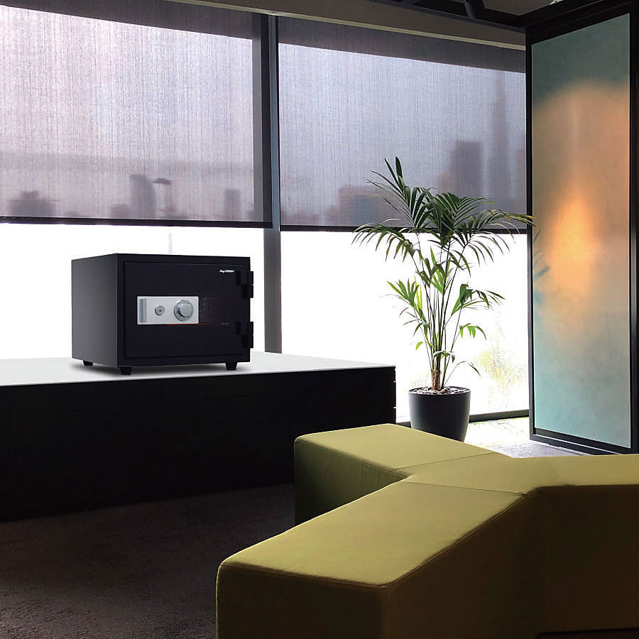 日本アイ・エス・ケイ 30分耐火金庫 テンキー錠 角2封筒対応 KU-10E