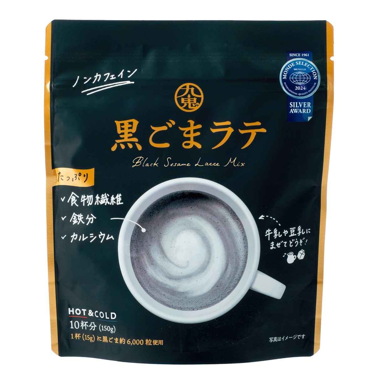九鬼産業オンラインショップ 九鬼 黒ごまラテ 150g