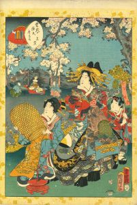 国貞二代 紫式部源氏かるた 5 若紫 | 浮世絵 | 原書房 神田神保町