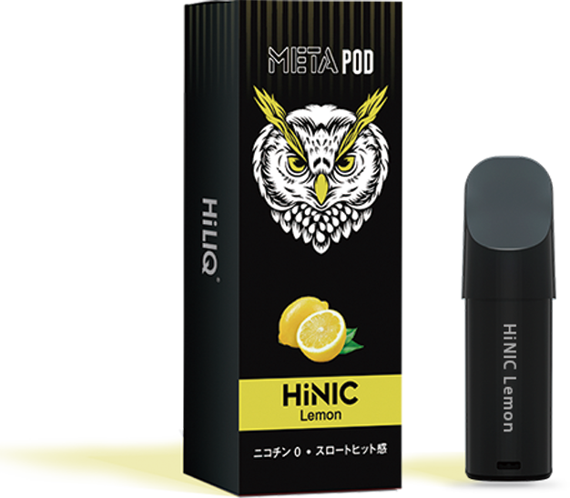 HiNIC META POD交換用カートリッジLemon - ノンニコチン・電子タバコ