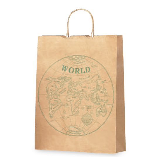 紙袋 手提袋 無地 白 賞状額縁用 A3サイズ SJP-A3 390W×45D×510H｜紙袋