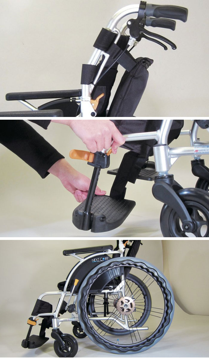 松永製作所】ネクストコアシリーズ 自走式車椅子 NEXT-11B ｜車いすの