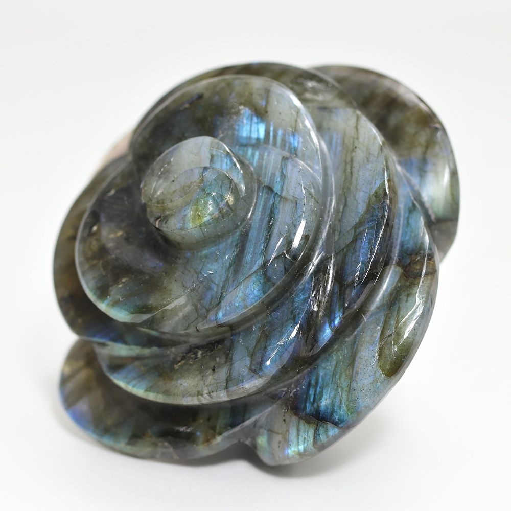 天然石ラブラドライトパーツ 薔薇 No.2242 天然石ラブラドライトパーツ