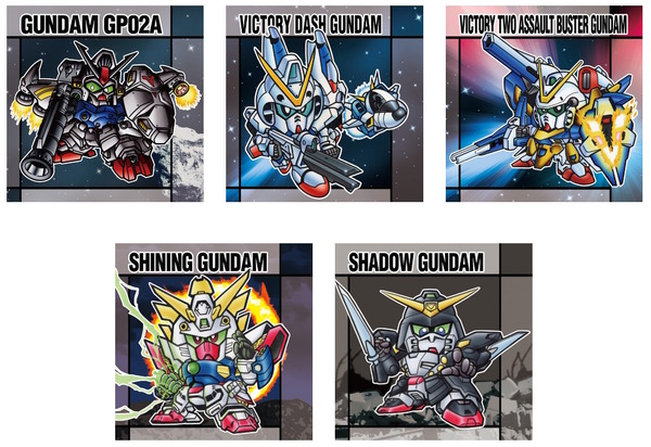 昔懐かしい「元祖SDガンダム」シール付きスナックに第2弾！「νガンダム