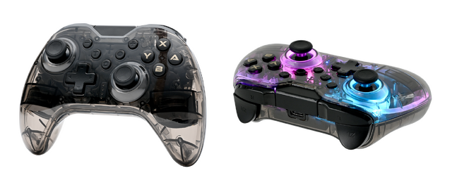 クリアボディ内部で発光するLEDネオンチューブが映える！連射モードや