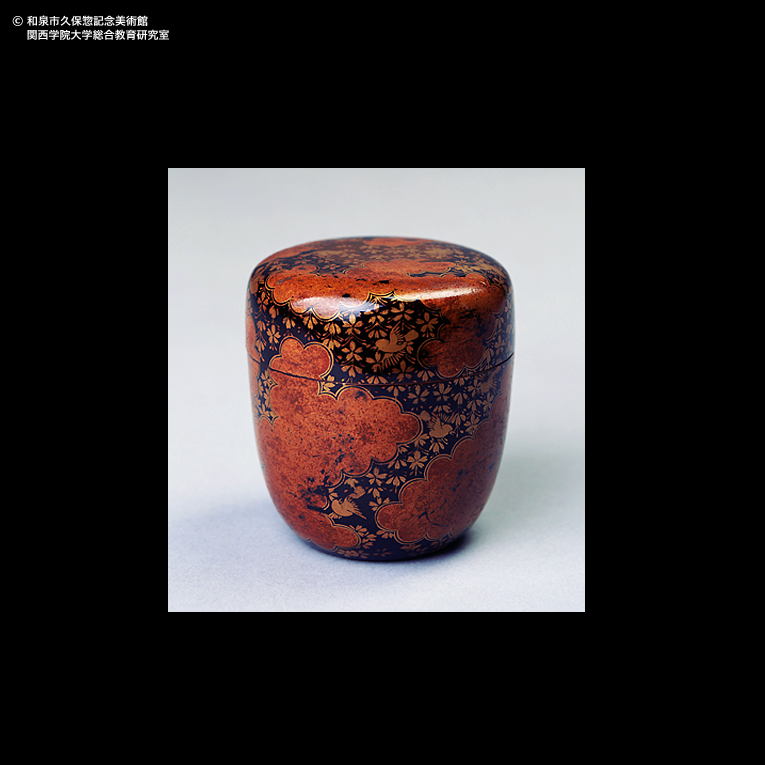 蒔絵 桜鳥雲文棗｜デジタルミュージアム｜和泉市久保惣記念美術館