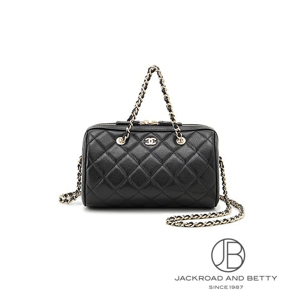 マトラッセ ミニボストンバッグ ブラック 黒[AP4474 B10583 C3906