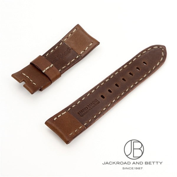 パネライ用・オリジナル革ベルト22mm(純正Dバックル仕様)[jnd022