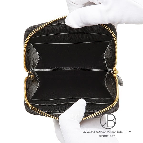 サフィアーノレザー コインケース ネロ ブラック 黒[1MM268 QWA F0002