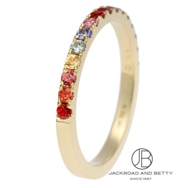 ハーフエタニティ マルチカラーストーン リング[351929] Half Eternity