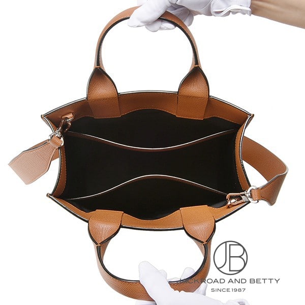 ボクシィ スモール トート ゴールド ブラウン[] Boxy Top Handle Mini