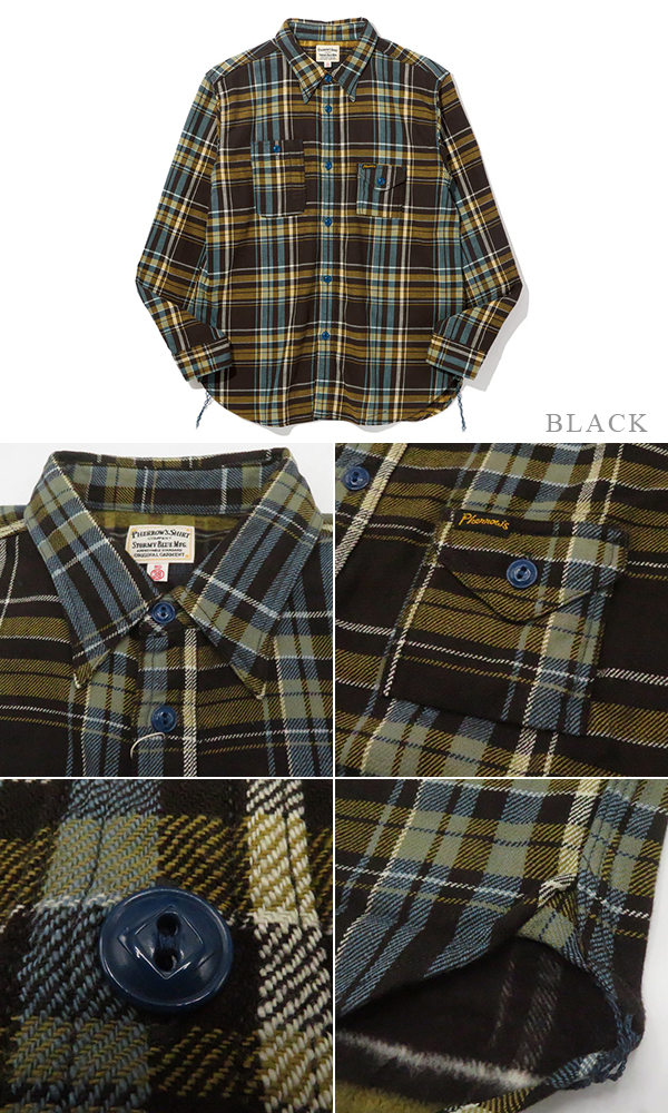 PHERROW'S フェローズ 長袖|チェック|ネルシャツ|ワークシャツ『LIGHT
