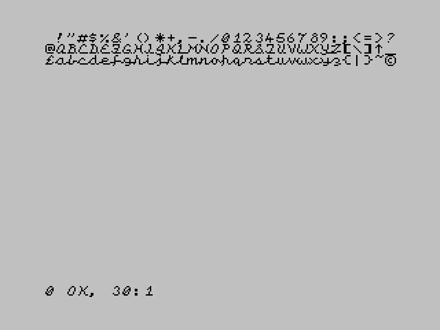 Jim Blimey! 32 More ZX Spectrum Fonts