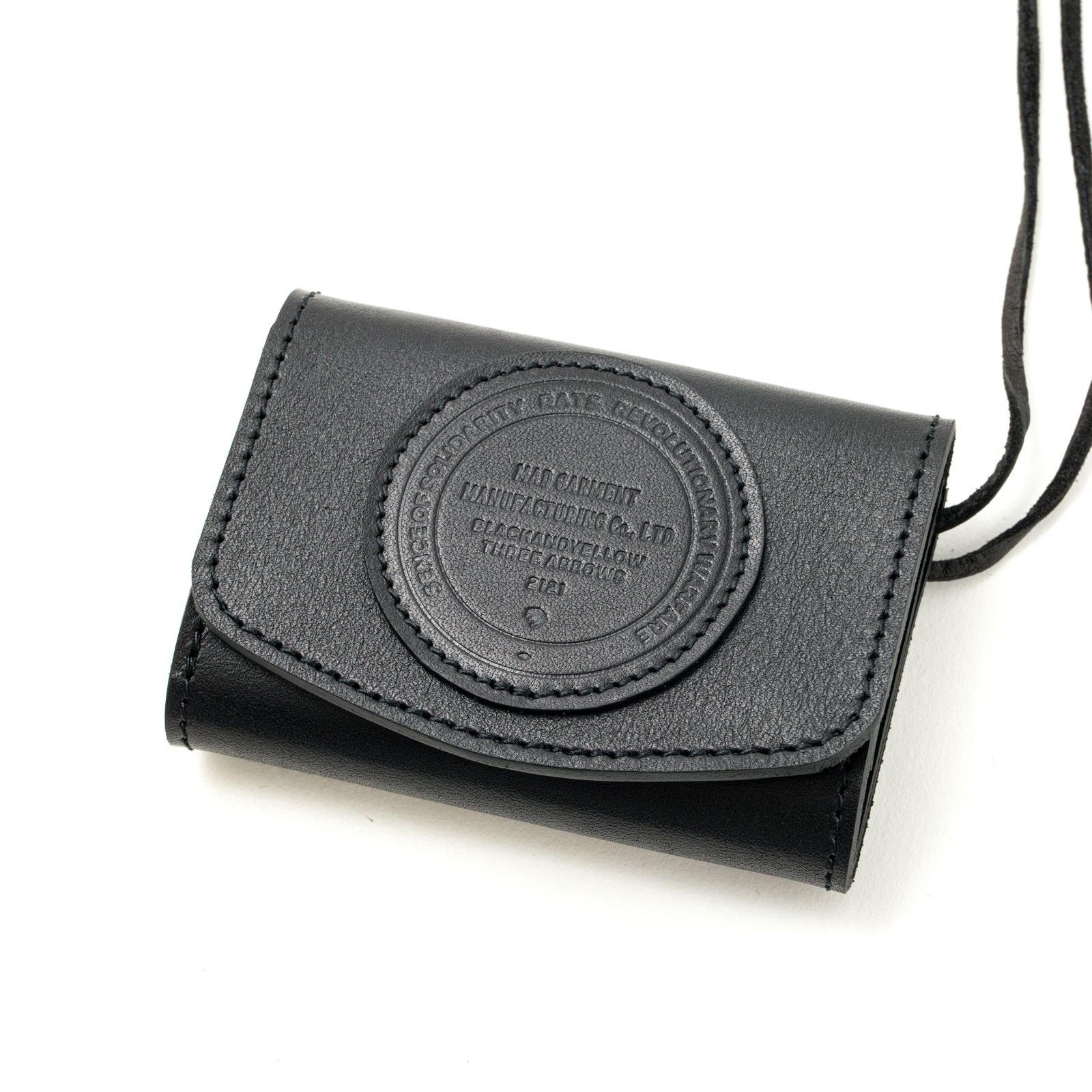 RATS - LEATHER MINI WALLET (BLACK) / レザー ミニ ウォレット | LOOPHOLE