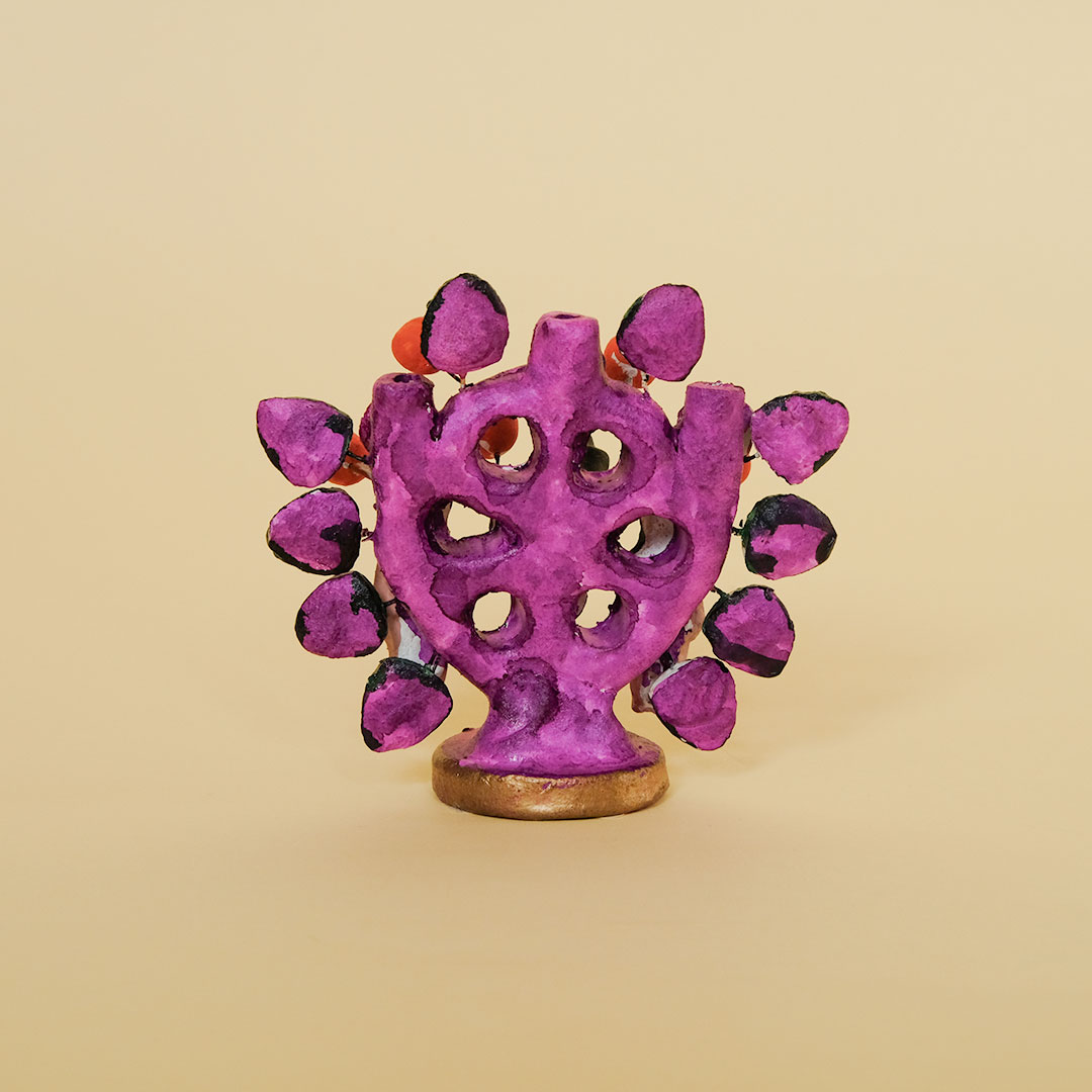 ミニチュア 生命の樹（メテペック）- LABRAVA [メキシコ 民芸 フォーク