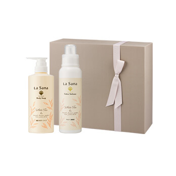 ホワイトティー ギフトセット（ボディソープ＆柔軟剤）｜ラサーナ公式