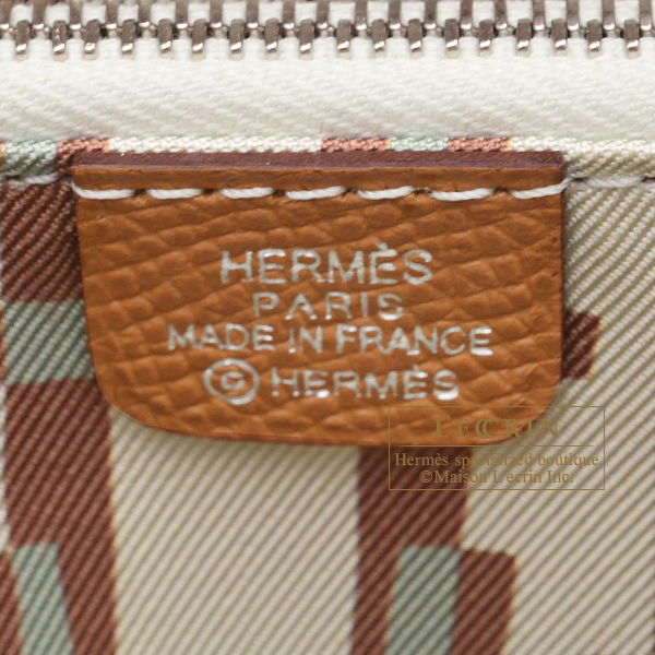 エルメス アザップ シルクイン コンパクト ゴールド/ ヴェールフィズ