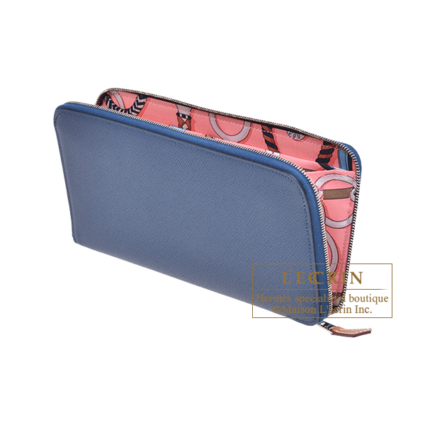 エルメス アザップ シルクイン ロング ディープブルー/ ローズアザレ