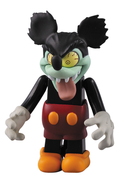 MEDICOM TOY - KUBRICK MICKEY MOUSE & JULIUS (RUNAWAY BRAIN ver.)