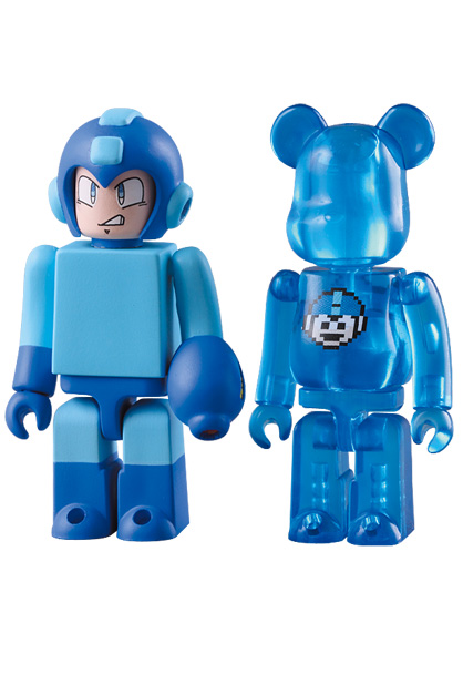 MEDICOM TOY - ROCKMAN KUBRICK & 1UP BE@RBRICK SET