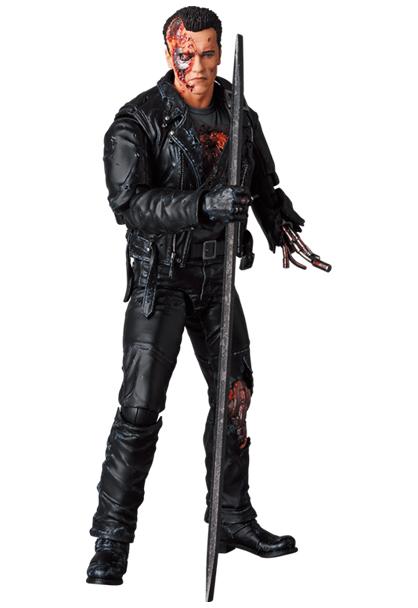 MEDICOM TOY - MAFEX T-800 (T2:BATTLE DAMAGE Ver.)