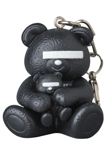 MEDICOM TOY - KEYCHAIN UNDERCOVER BEAR WHITE／BLACK