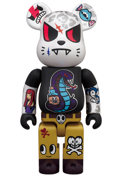 MEDICOM TOY - WORLD WIDE TOUR BE@RBRICK 400% TOKIDOKI