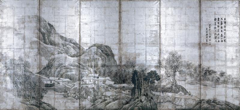 山水図屏風 与謝蕪村筆 - MIHO MUSEUM